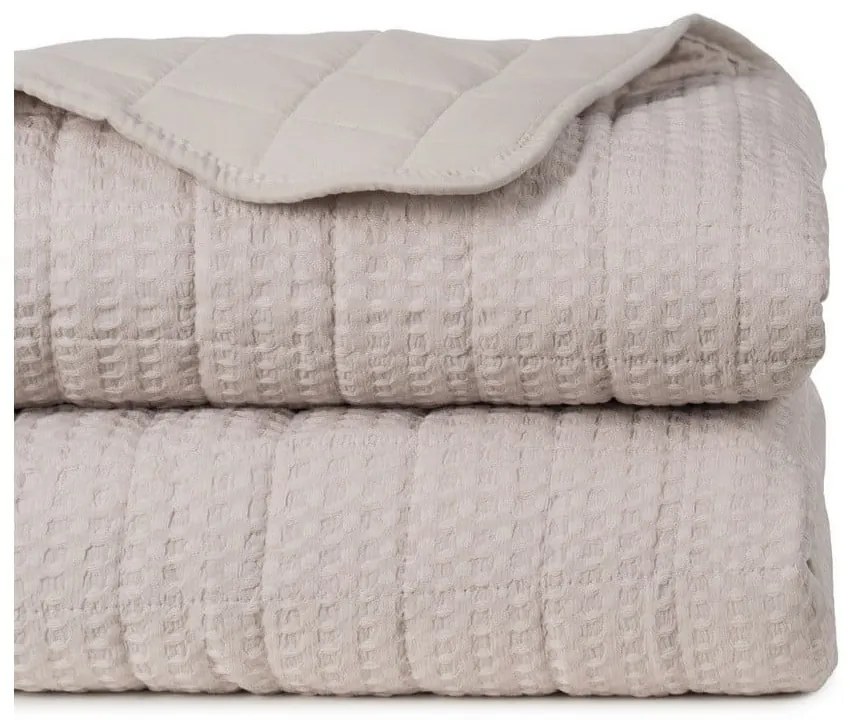 Cuvertură bej matlasată 240x260 cm – Ixia