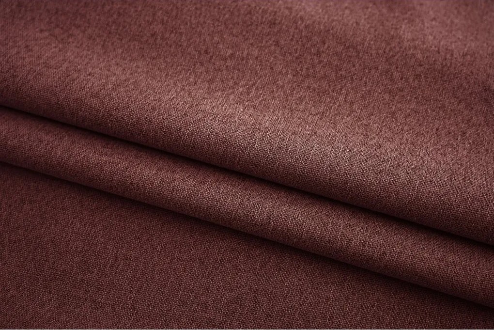 Draperie opaca NEREO 140x250 cm, maro Agatat: Inele metalice