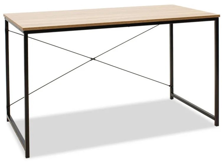 Birou Ramon Oak - Negru 120x60.5x70 cm