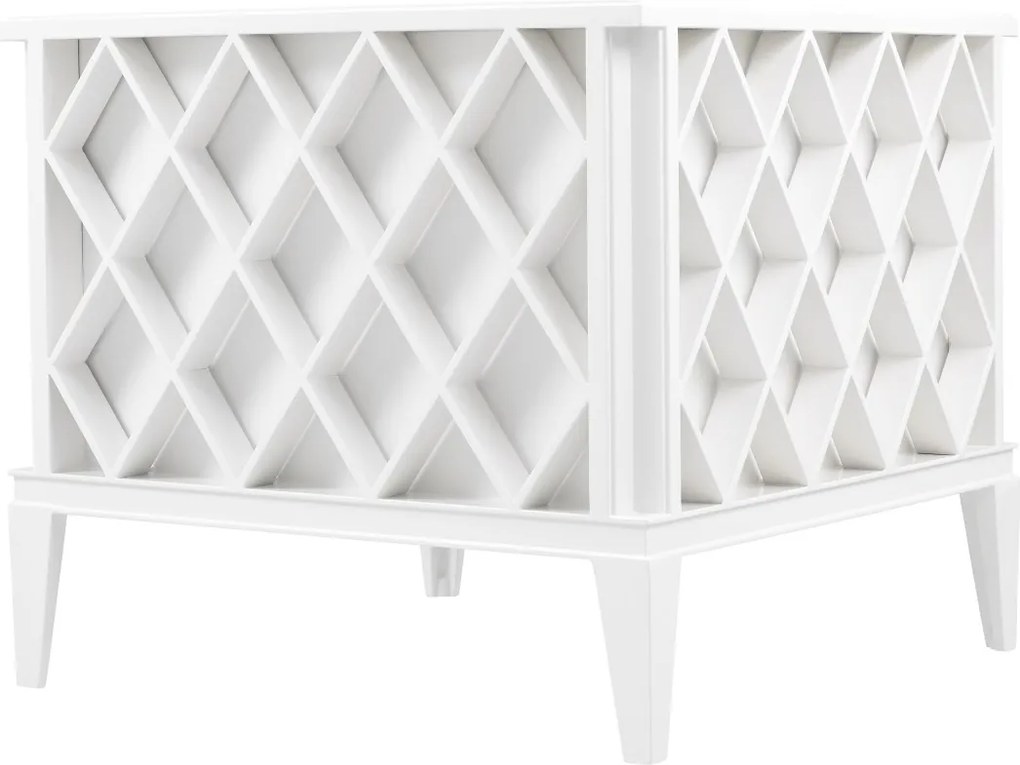 Ghiveci, Suport flori pentru exterior Ocean Club, alb 113219 HZ