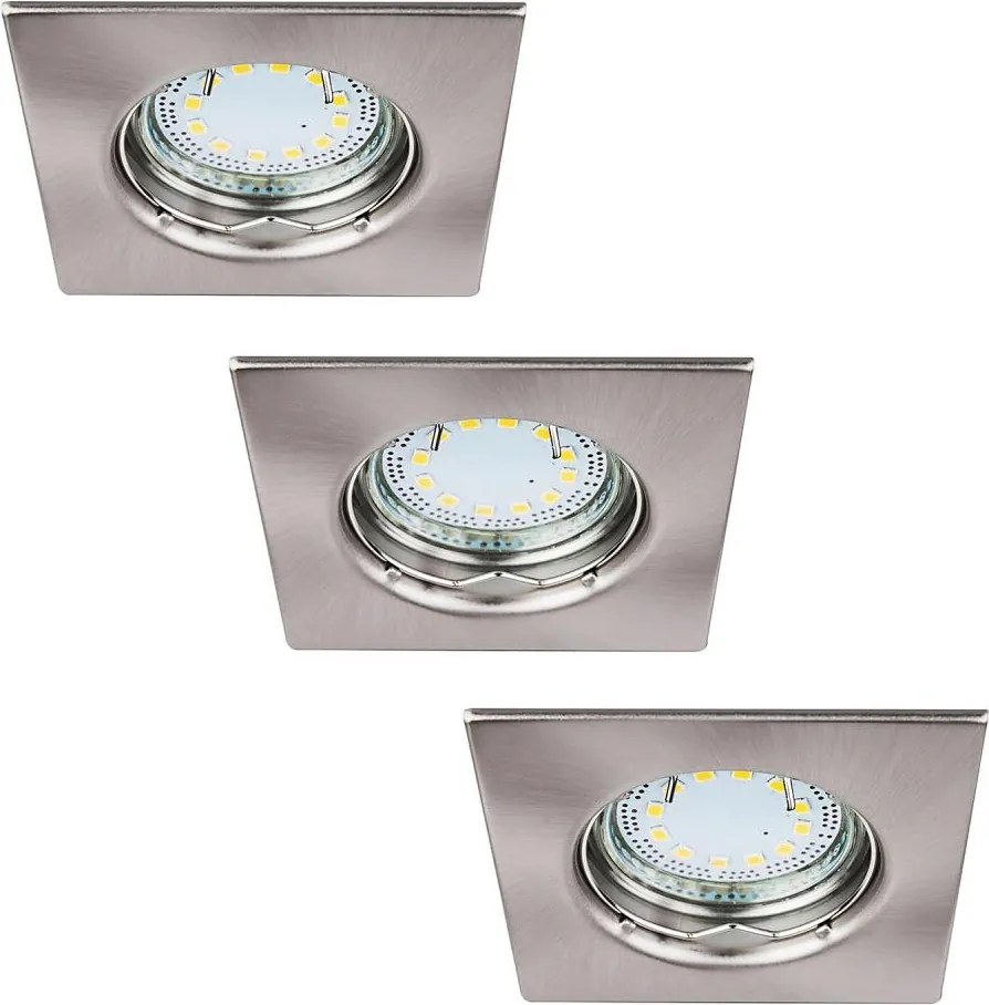Rabalux 1054 - Set 3 spoturi LED încastrate LITE, 3x GU10-LED/3W/230V