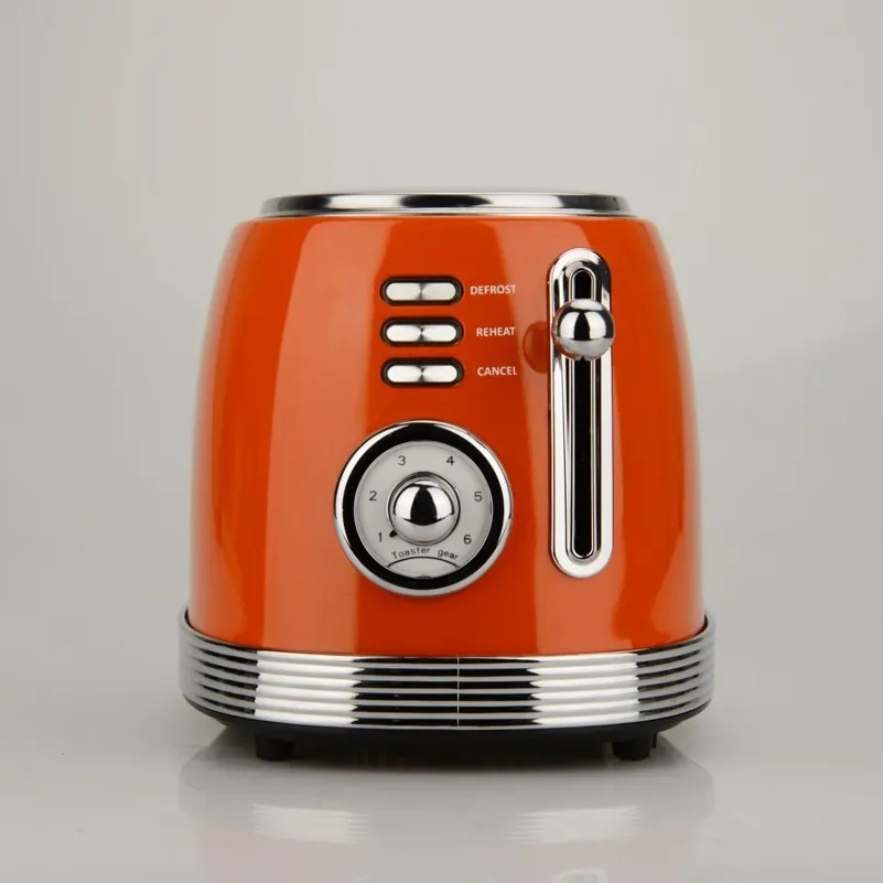 Prajitor RETRO Zilan ZLN7040 Rosu, 6 trepte de prajire, indicator luminos pentru semnalizare