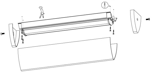 Eglo 94713 - Aplică LED pentru baie GITA 2 LED/16W/230V IP44
