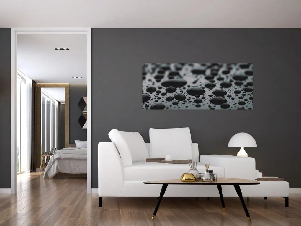 Tablou cu picături de apă (120x50 cm)