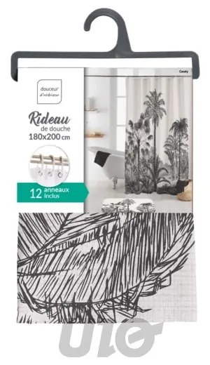 Perdea de duș 180x200 cm Cocoty – douceur d'intérieur