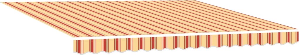 vidaXL Cortina Retractabilă galben și portocaliu 400 ×350 cm țesătură