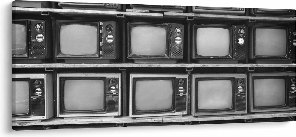 Tablou - Retro TV (120x50 cm)
