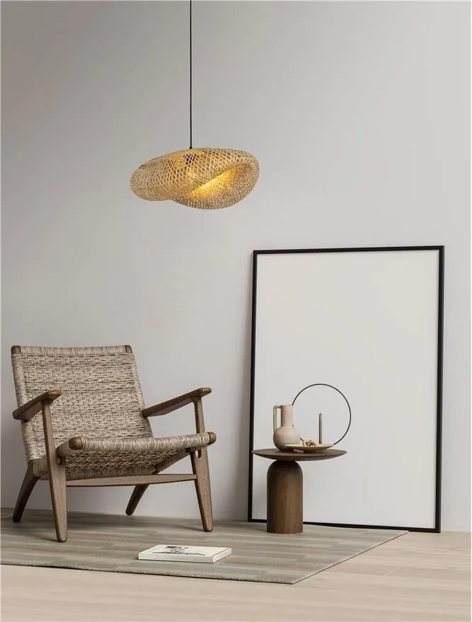 Lustra bambus design natural ADALINE NVL-9586540
