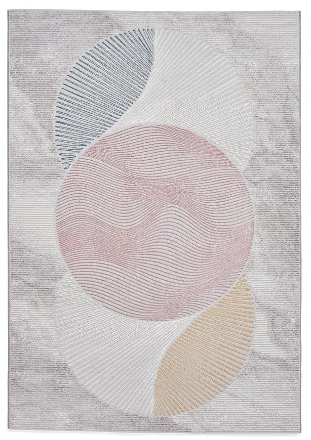 Covor albastru deschis/roz deschis 160x230 cm Creation – Think Rugs
