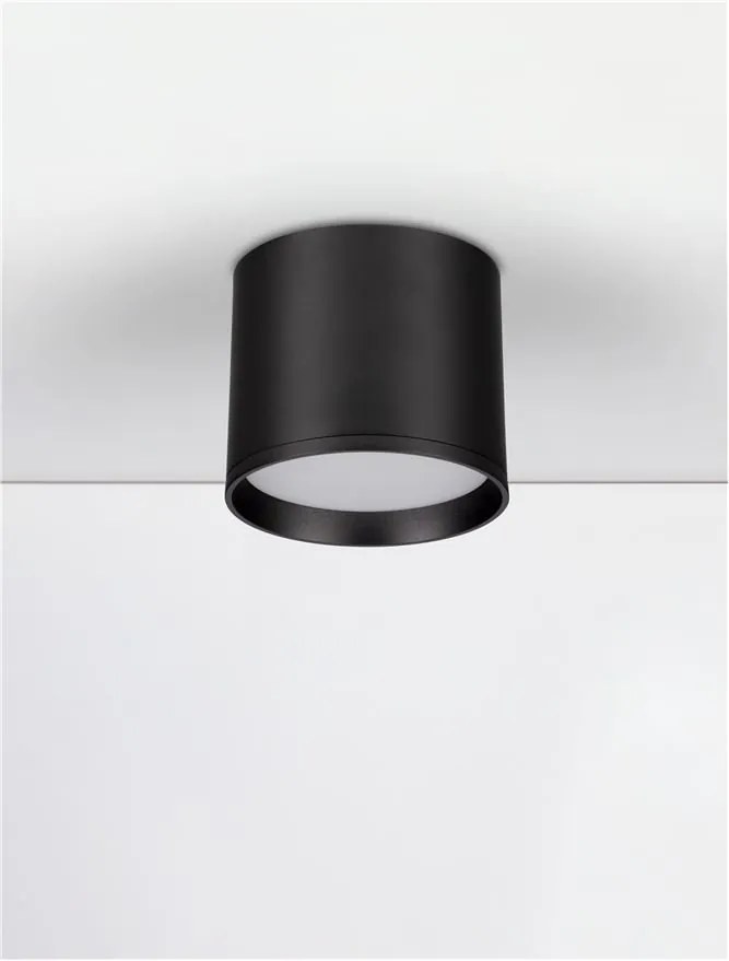 Spot aplicat, Plafoniera LED Ziaza negru, 10cm