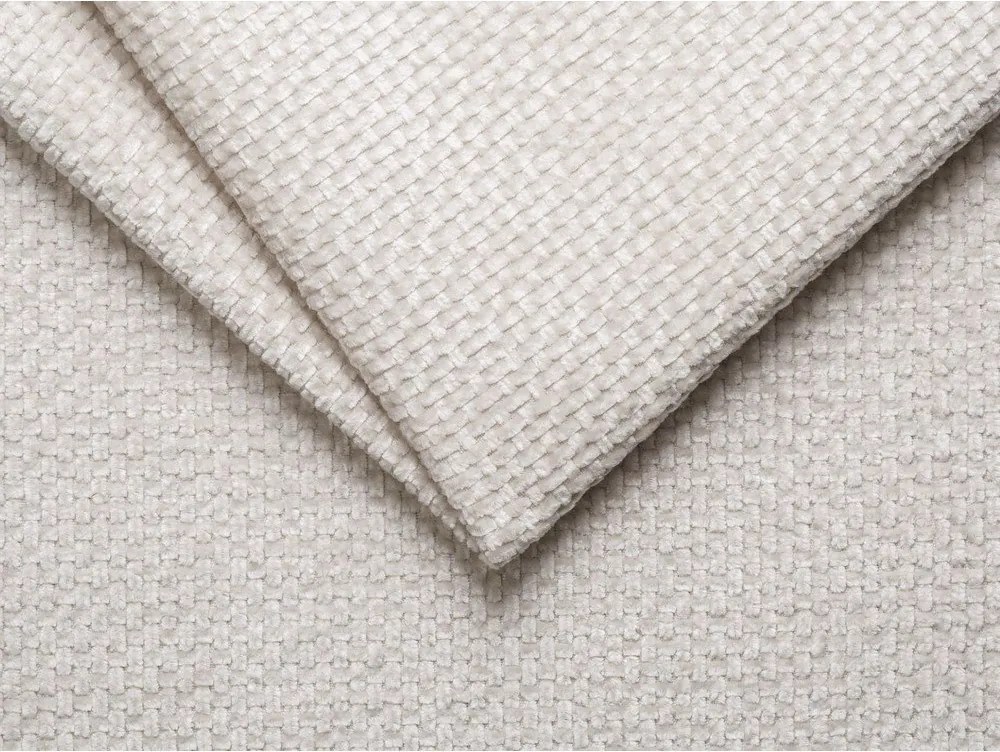 Pat crem tapițat fără tăblie 90x200 cm Whale – Micadoni