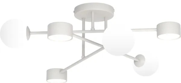 Lustră aplicată HOLON 3xG9/8W/230V + 3xGX53/12W gri