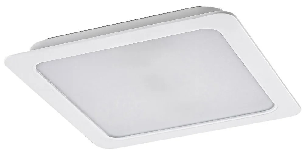 Spot LED incastrabil design modern Shaun alb 17x17cm