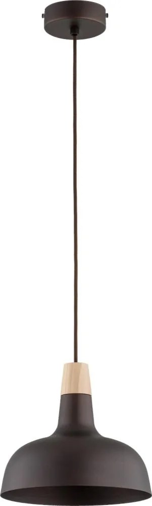 RODOS lustră suspendată pe cablu 1xE27/15W/230V, neagră