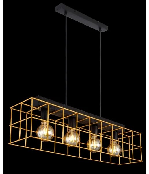 Globo 15530B-4H - Lustră pe cablu MERRIL 4xE27/60W/230V