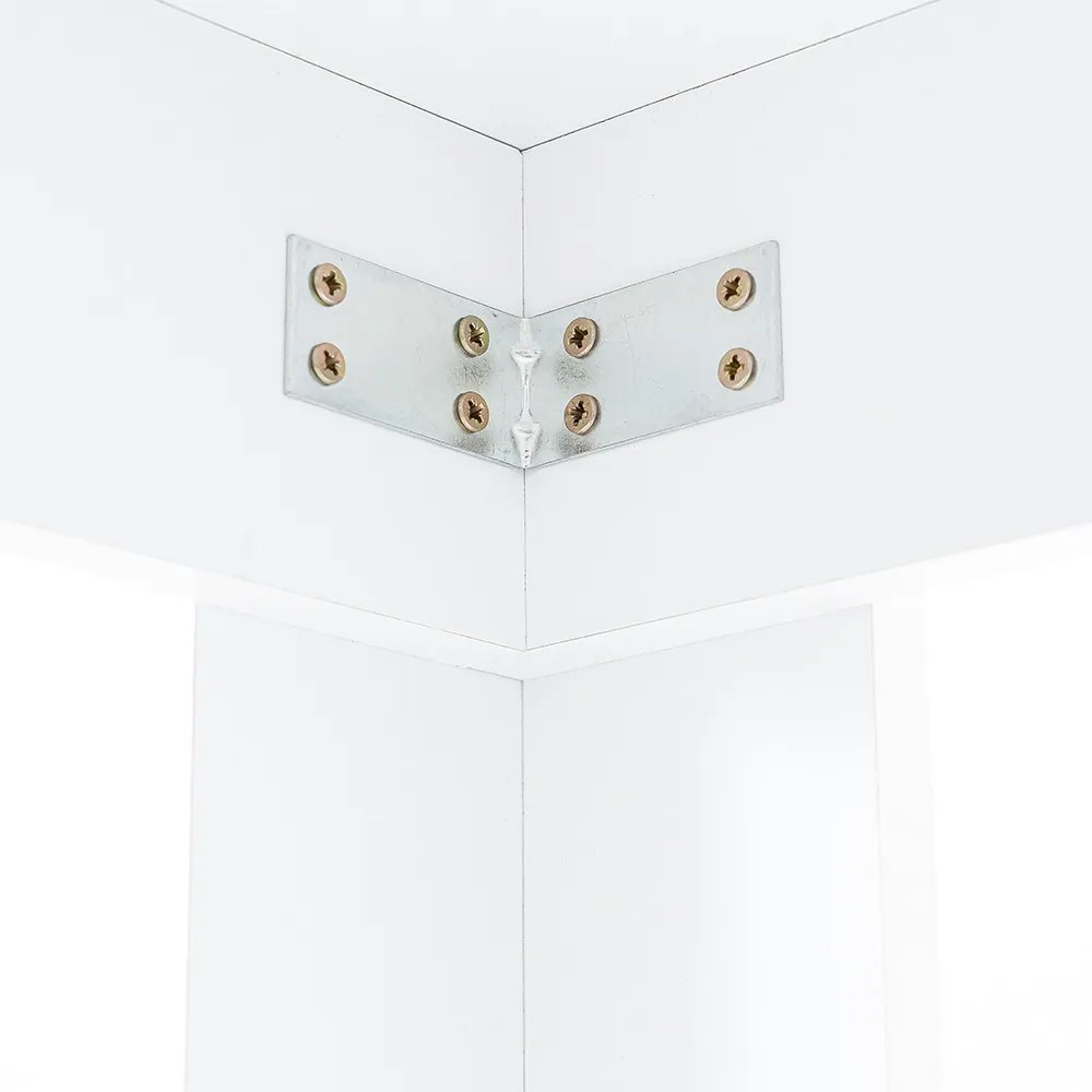 Masă de dining Yorki Standard 140x80 cm albă