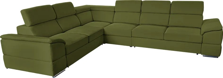 Colţar, ţesătură verde Majestic, SEGORIA LUX
