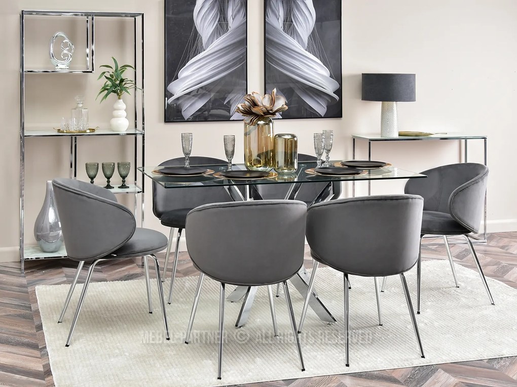 Scaun Carmen (grafit + negru). 1110991