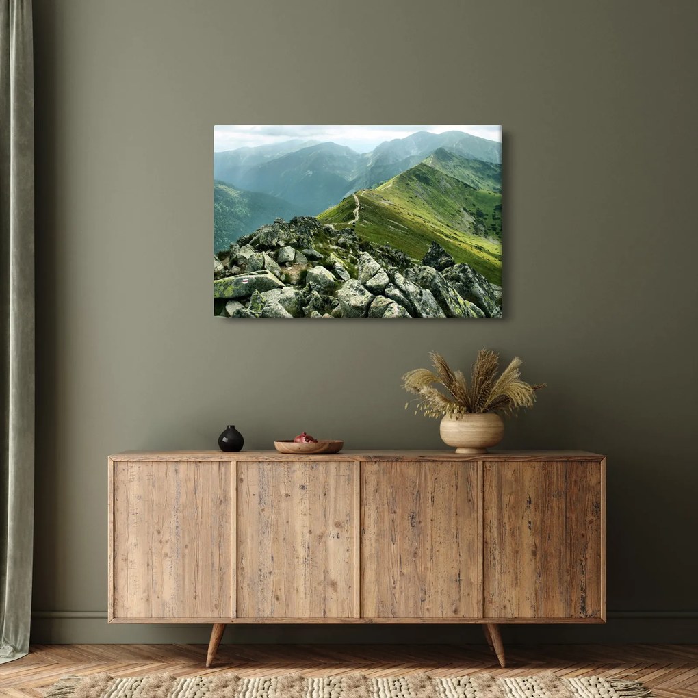 Tablou - Peisaj montan (90x60 cm)