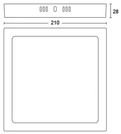 Plafonieră LED MAGNEOS LED/12W/230V 4000K albă Philips
