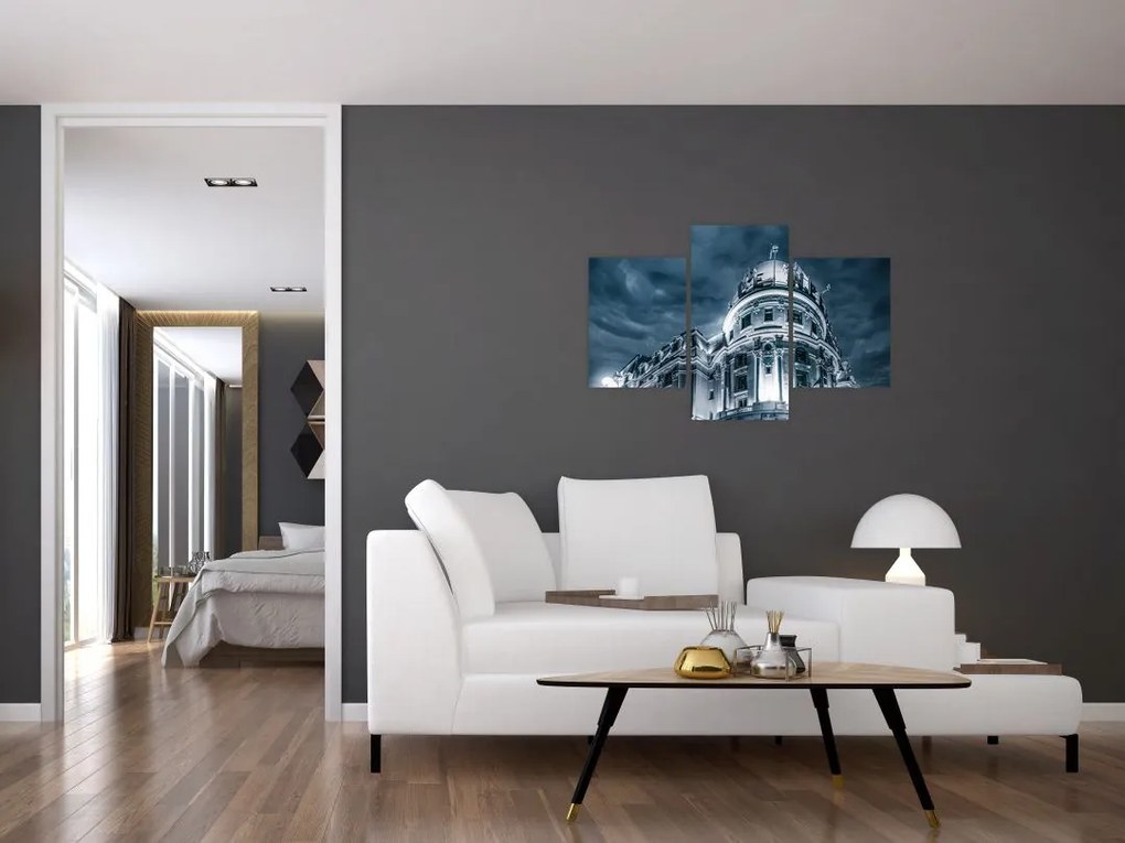 Tablou cu arhitectură în întuneric (90x60 cm)