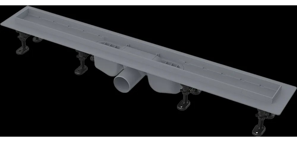 Dus de dus Optimal 105 cm, cu muchie pentru insertia grilajului perforat sau a placilor de faianta 1050 mm