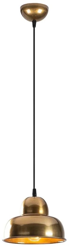 Lustră aurie cu abajur din metal ø 20 cm Berceste – Opviq lights