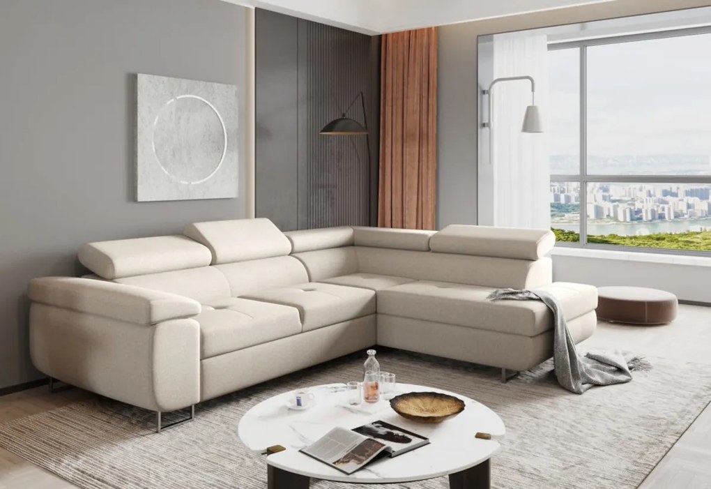 Supermobel Coltar extensibil ASTON, 275x90x202, paros 05, stanga