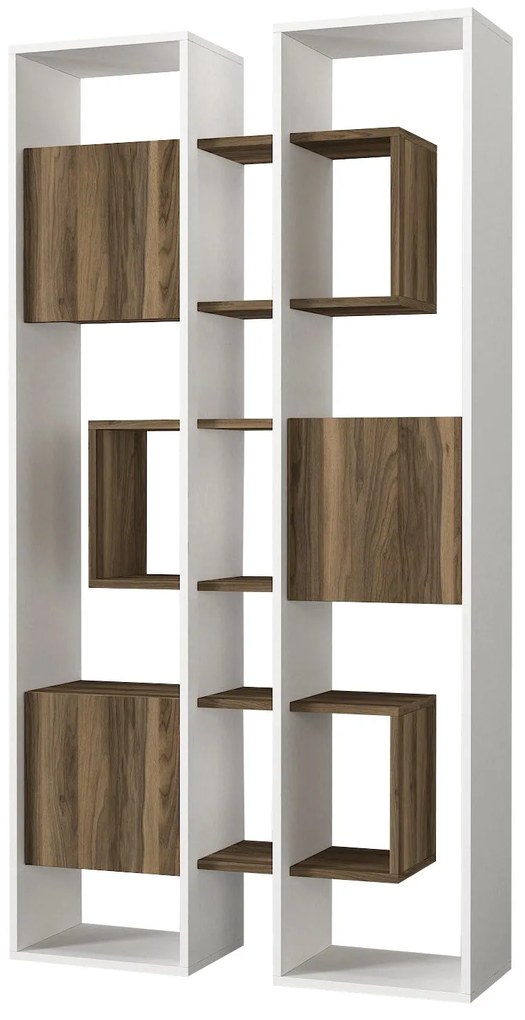 Raft Leonda - White, Walnut
