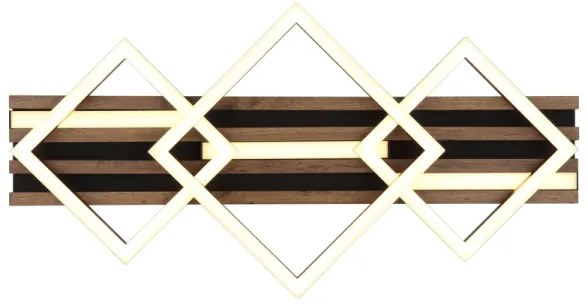 Plafonieră LED Globo 67344D2 OBRIEN LED/32W/230V 3000K 31x61cm