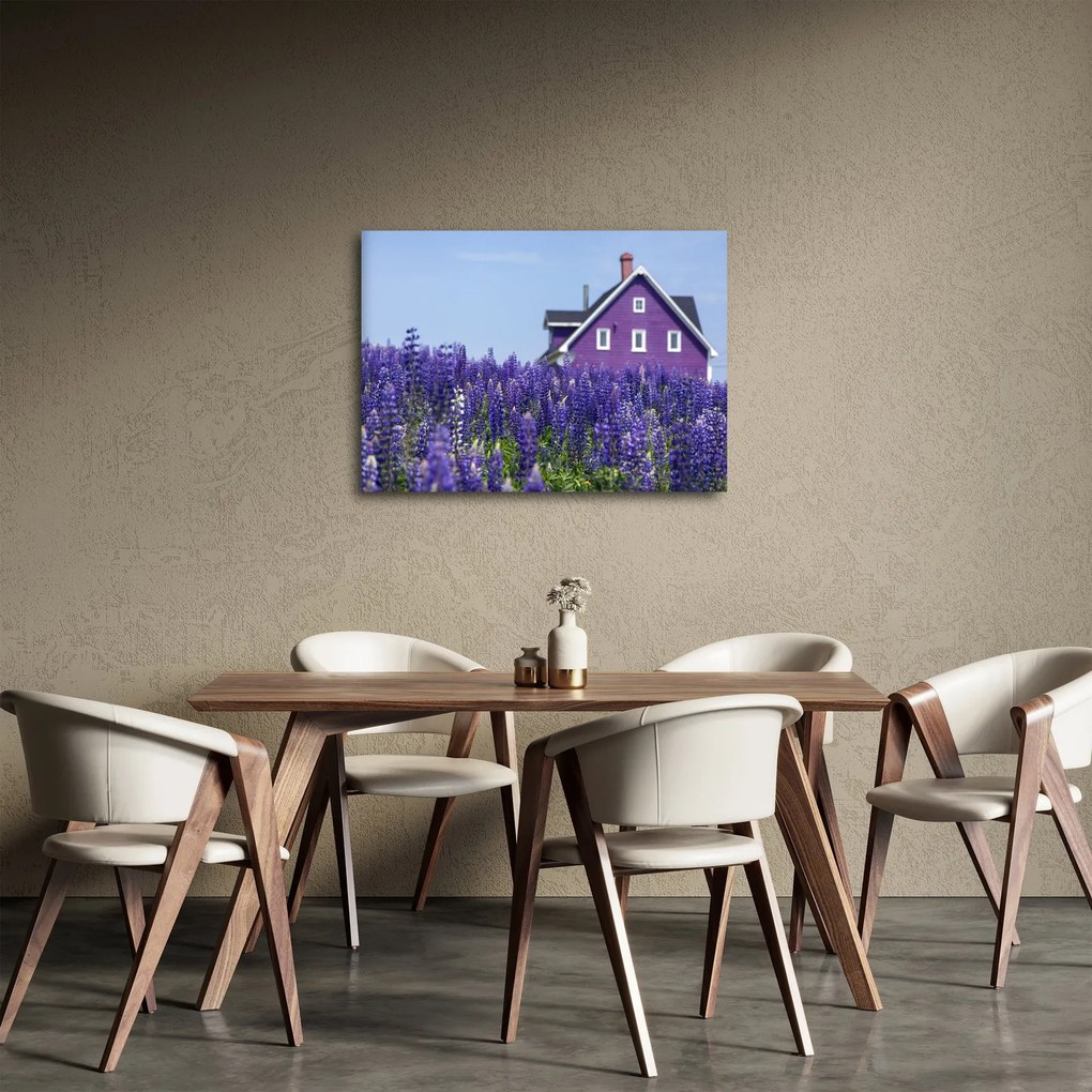 Tablou cu câmp de lavanda (70x50 cm)