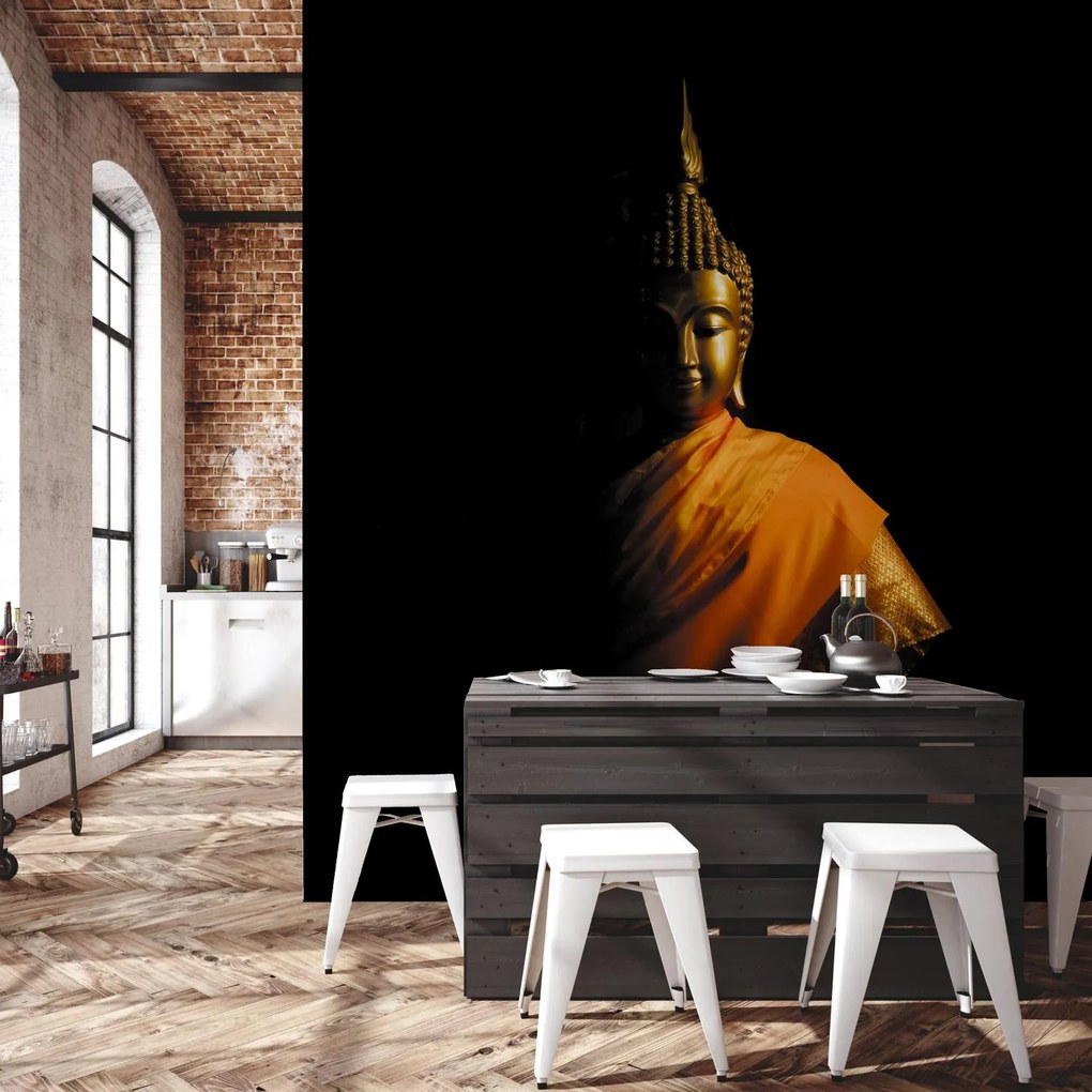 Fototapet - Statuia lui Buddha de aur (147x102 cm)