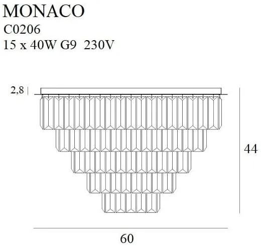 Plafoniera aurie Monaco -C0206