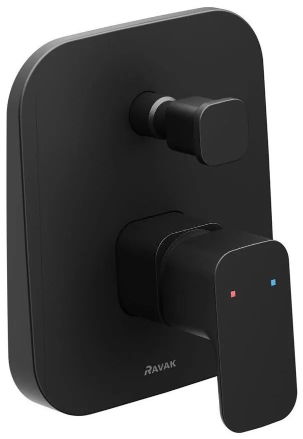 Ravak X070156 - Baterie de duș încastrată FREE, negru