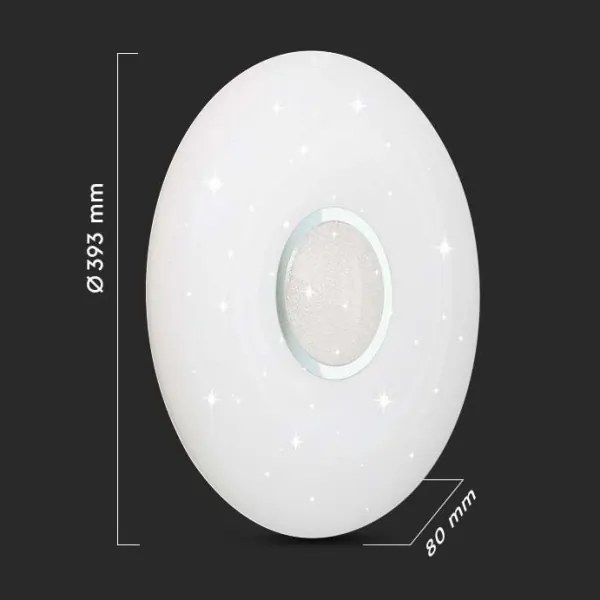 LED Plafonieră Reglabilă 40W 230V 3000/4000/6500K cu DO