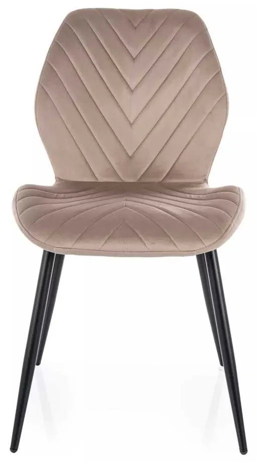 Scaun de bucătărie Broda Velvet, bej