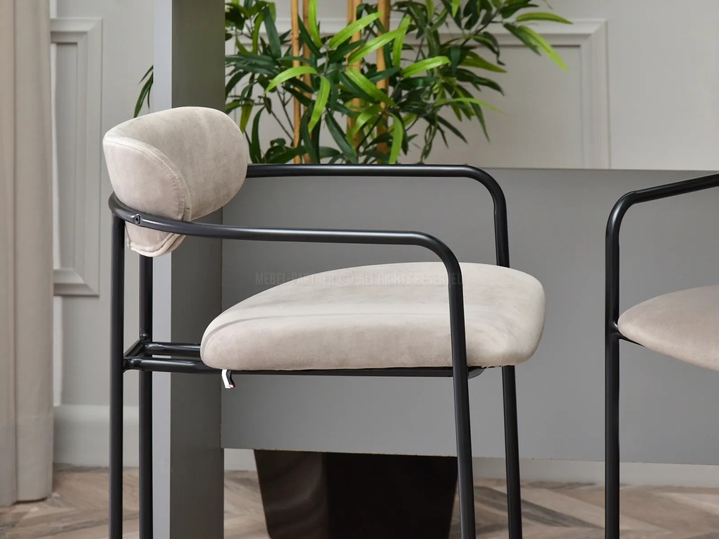 Scaun Viola (bej + negru). Promo -12%. 1110751