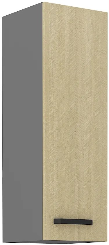 Dulap superior de bucătărie Scarmi 30 G-90 1F (Antracit). 1049741