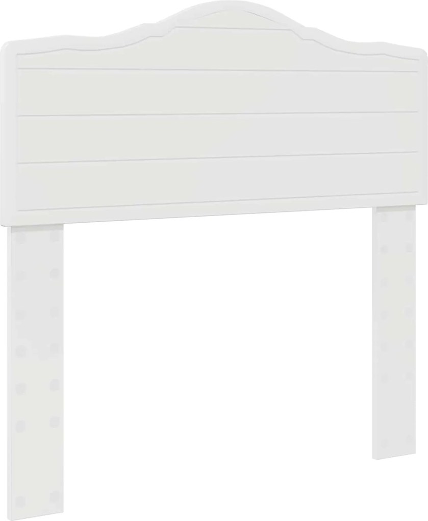 vidaXL Tăblie cap Alb Lucios 80 cm Lemn compozit