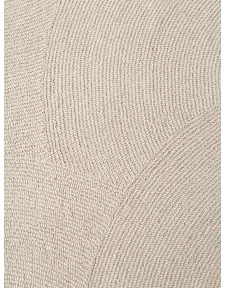 Covor în culoare naturală deschisă țesut manual din lână 80x150 cm Calmio – Hanse Home