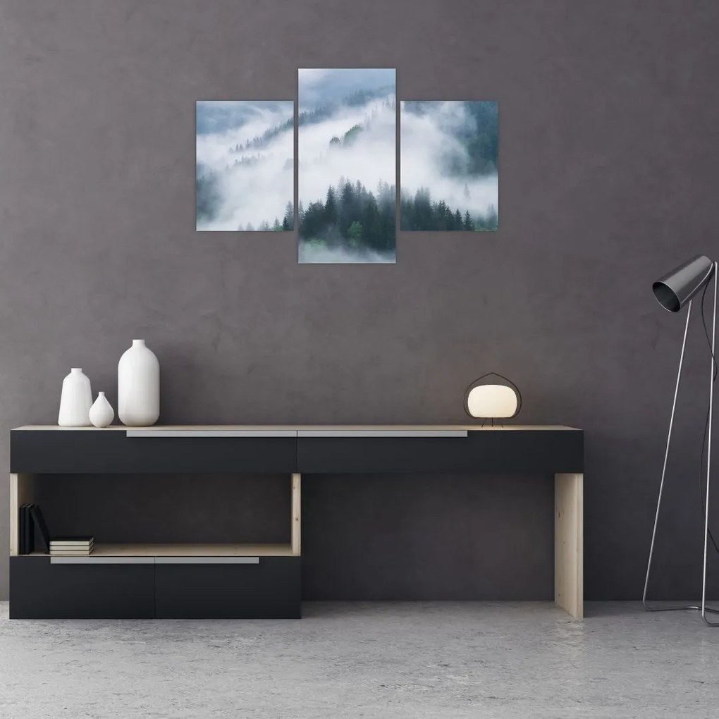 Tablou - Copacii în ceață (90x60 cm)