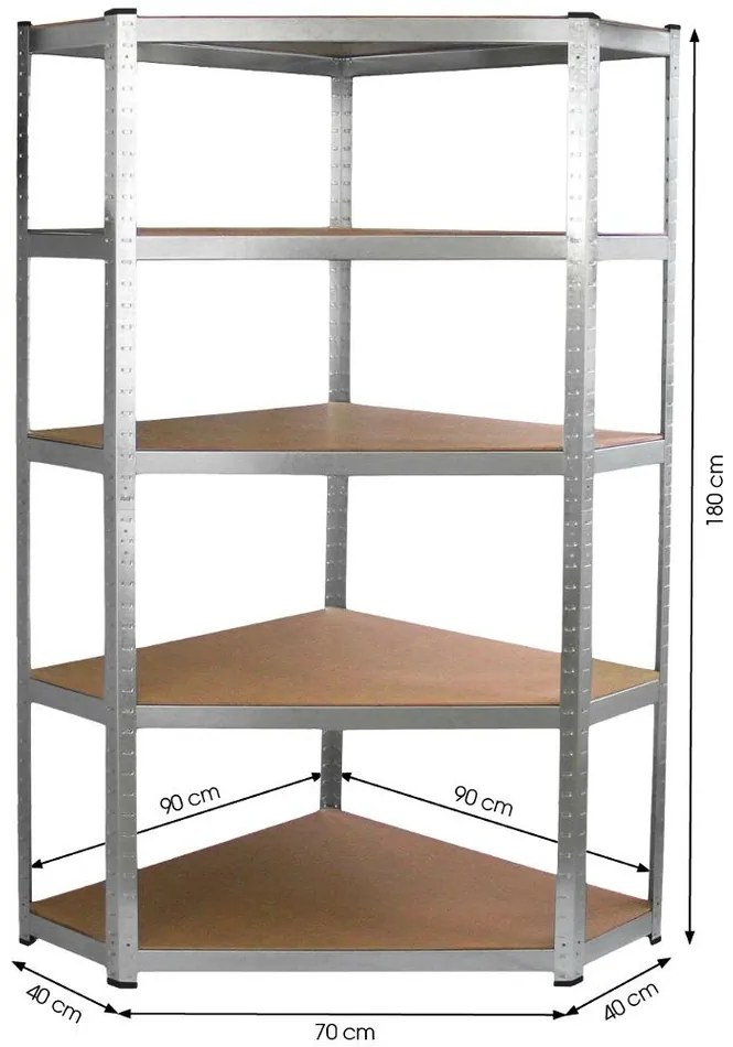 Raft metalic de colț Fieldmann FDR 1840R