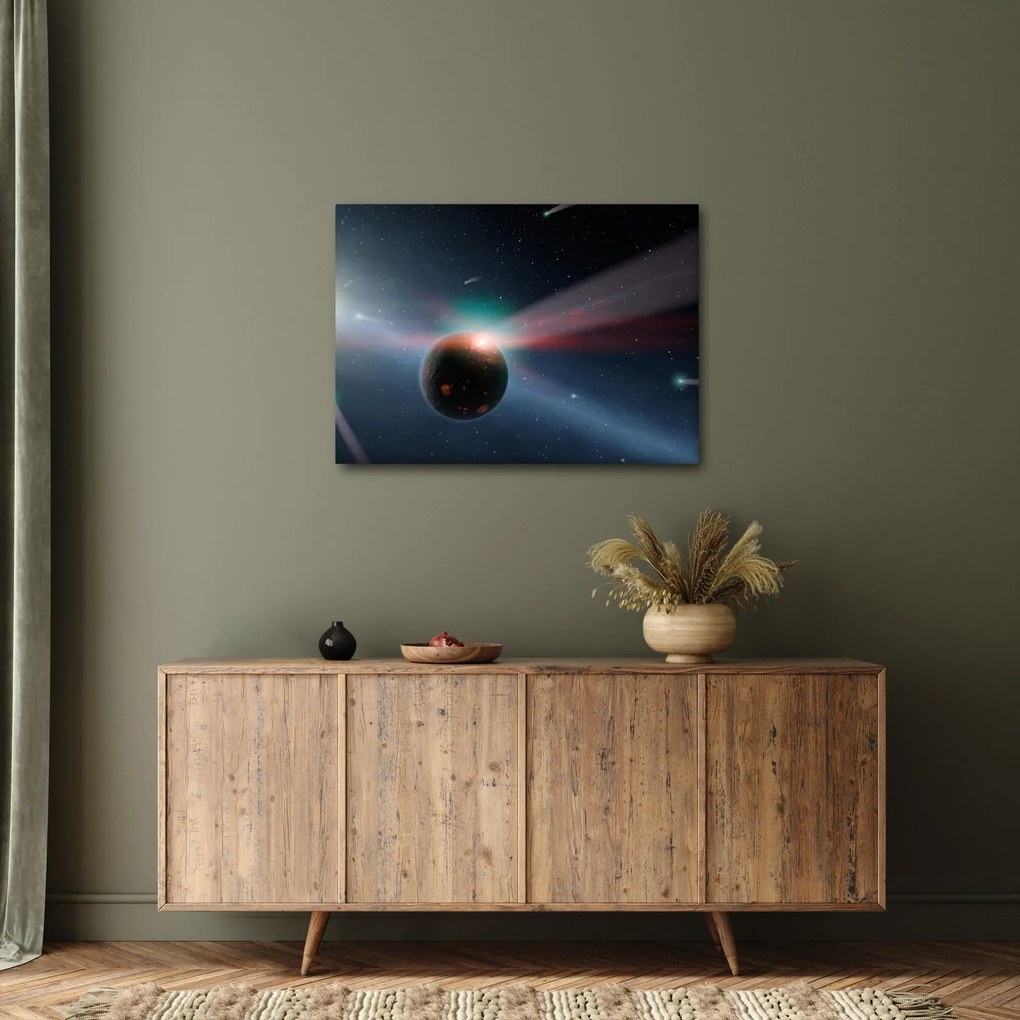 Tablou cu planetă mică (70x50 cm)