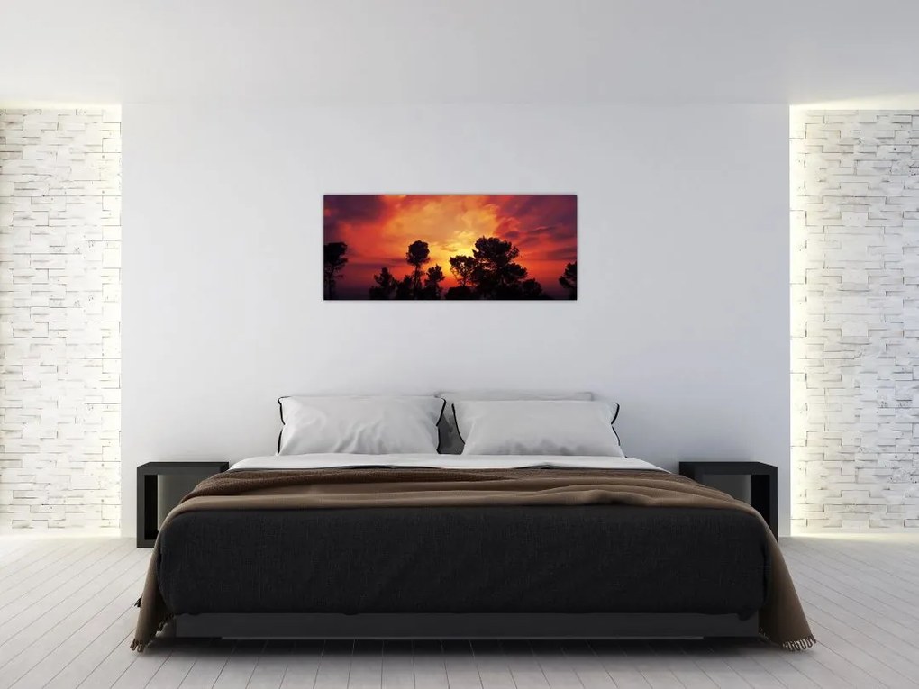 Tablou apus de soare (120x50 cm)