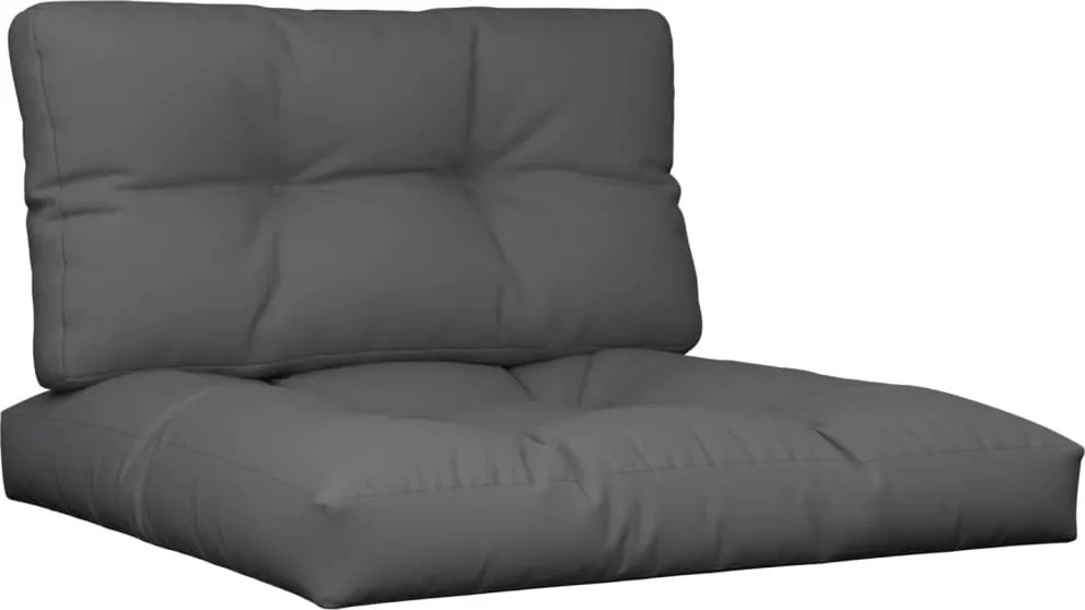 vidaXL Perne de paleți, 2 buc., antracit, material textil