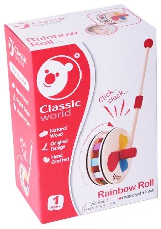Cilindru din lemn pe bară Classic world