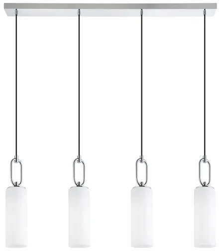 Lustră pe cablu Eglo 390129 MAJANA 4xE27/40W/230V crom lucios