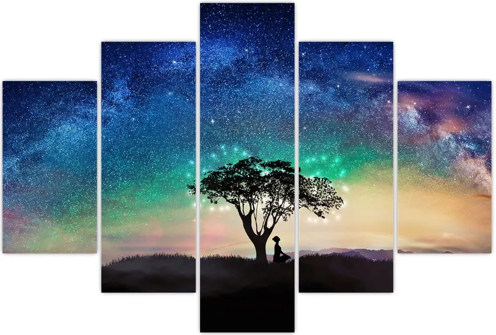 Tablou - Relaxare sub stele (150x105 cm)