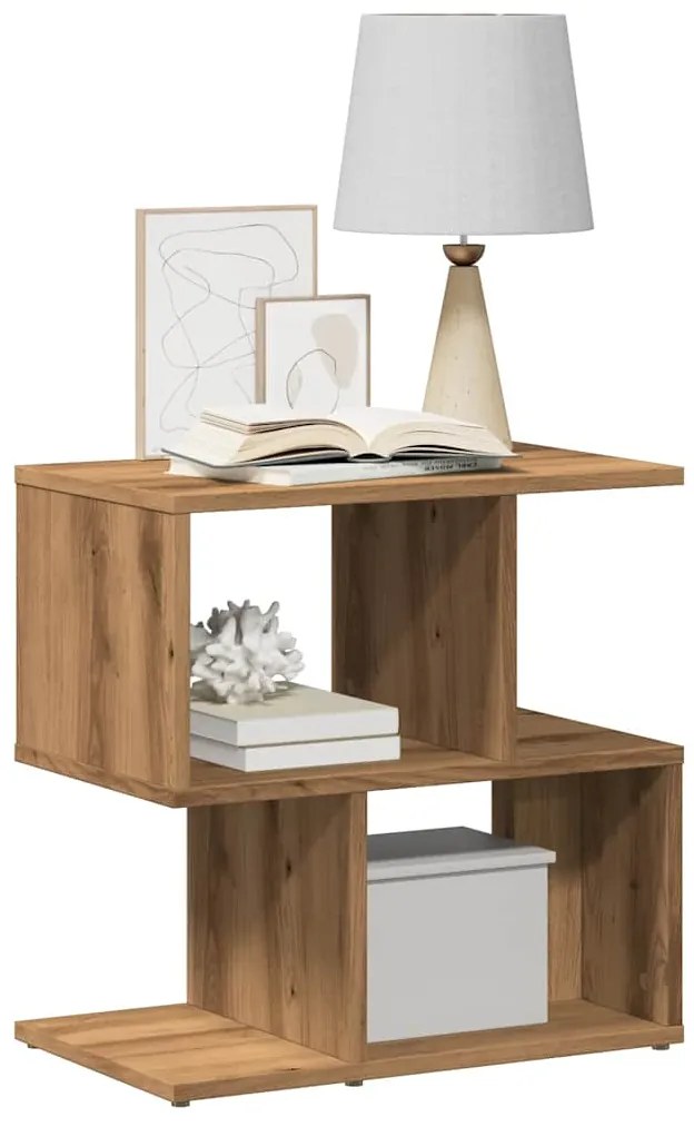 vidaXL Noptiere 2 buc. stejar artizanal 50x30x51,5 cm lemn prelucrat