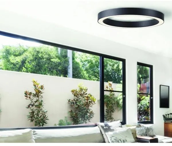 Azzardo AZ5035 - Plafonieră LED dimabilă MARCO LED/60W/230V negru + + telecomandă